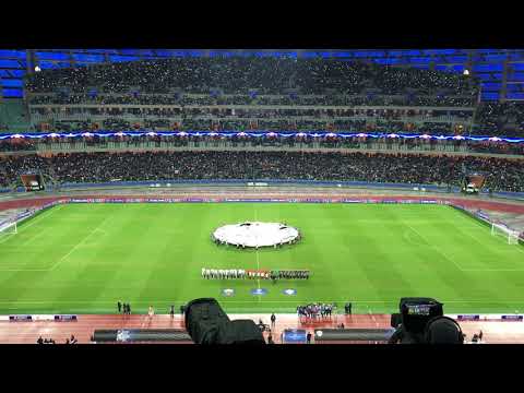 Bakı Olimpiya Stadionunda Çempionlar Liqasının Himni