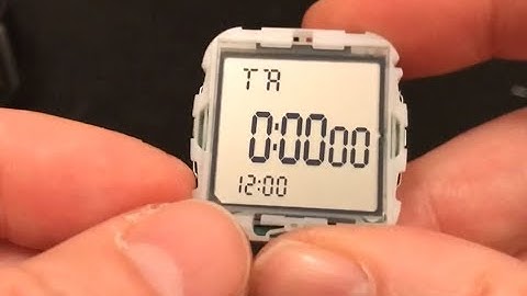 Casio W-96H Countdown Timer Hack