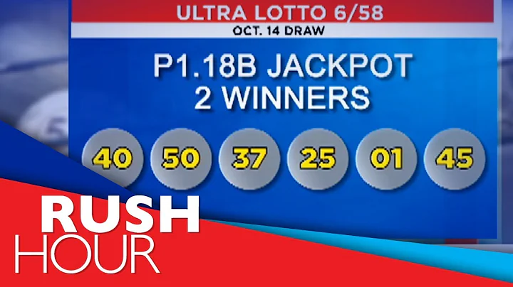 Two lucky bettors win P1.18-B lotto jackpot!