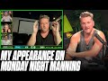 Pat McAfee Talks About His Experience On Monday Night Manning