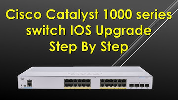 Cisco C1000 Switch IOS software version upgrade from lower to higher version