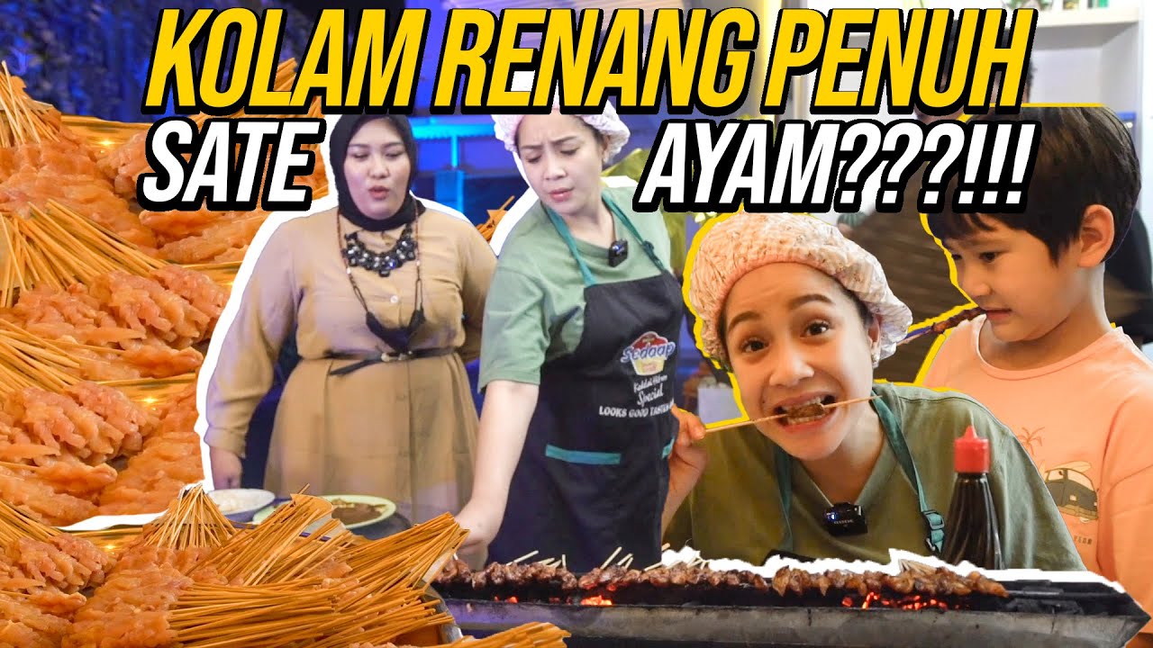 SEJARAH !!! NAGITA BIKIN RIBUAN SATE AYAM SATU MEJA PENUH...