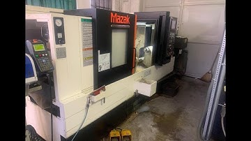 Used Mazak QUICK TURN SMART 200 ML CNC lathe with barfeeder