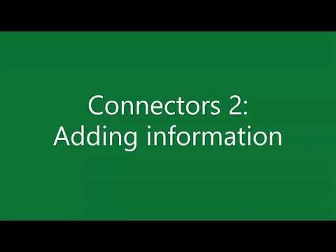 Connectors; adding information