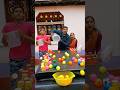 Amazing ball poring funny family challenge ✅️ | #shorts #games #youtubeshorts