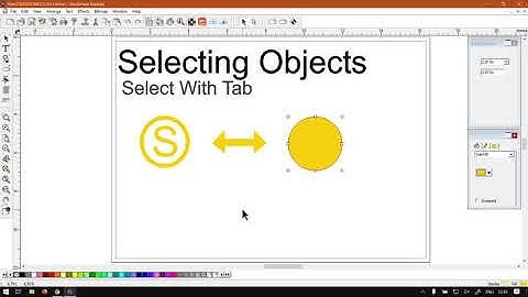 SAi FlexiSTARTER Navigate Through Objects with Tab (Part 3) Selecting Objects Mini-Series