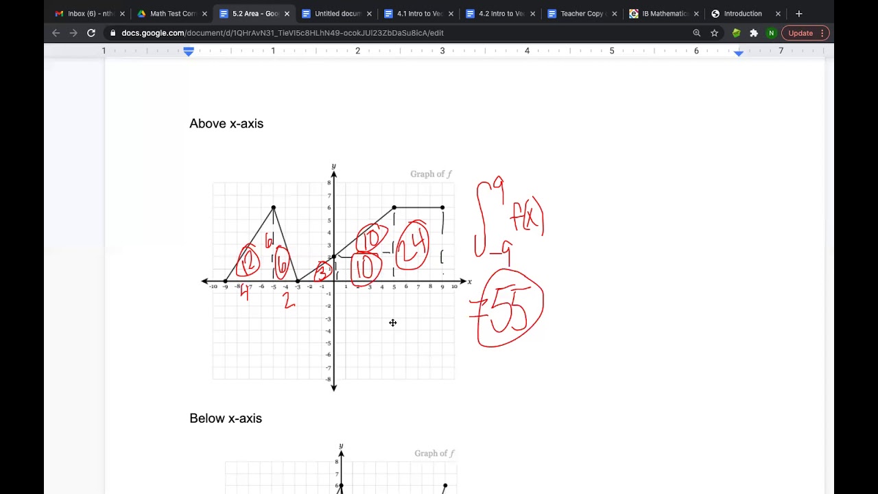 5.2 Integral Areas (Linear)
