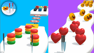 Slice Run Game - Very Satisfying and Relaxing ASMR Slicing Game - PART 11