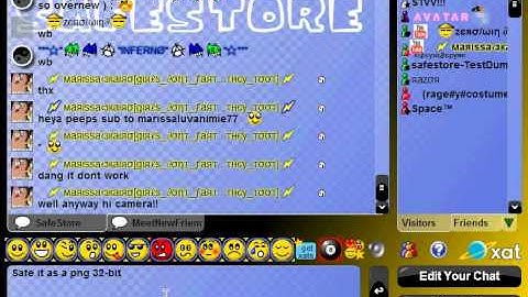 Xat help: How to make your own non-animated avatar