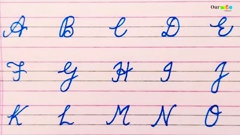 Cursive writing A to Z | Cursive handwriting practice | ABCD । Cursive handwriting । Cursive ABCD ।