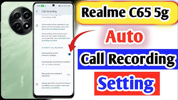 Realme c65 5g me call recording Kaise lagaya/ Realme c65 5g auto call recording setting