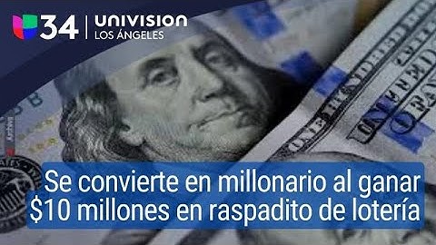 Hombre gana premio mayor por un valor de $10 millones.