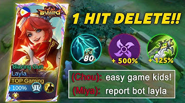 NIEUWE META LAYLA 1 HIT BRUTAL DMG BUILD 2025! (Aanbevolen build)! Bouw Top Global Layla 2025 - MLBB
