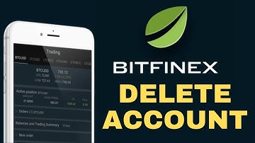 How to Delete Account on Bitfinex 2025?