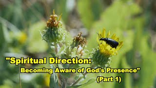 SPIRITUAL DIRECTION: BECOMING AWARE OF GODS PRESENCE
