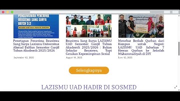 Usulan Perubahan Tampilan Website Lazismu UAD