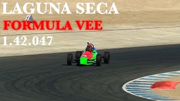 iRacing Laguna Seca Formula Vee - Track Guide + Hotlap