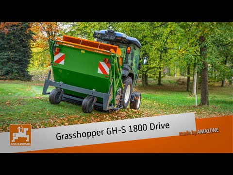Leaf collection / leaf harvesting with the Grasshopper | AMAZONE