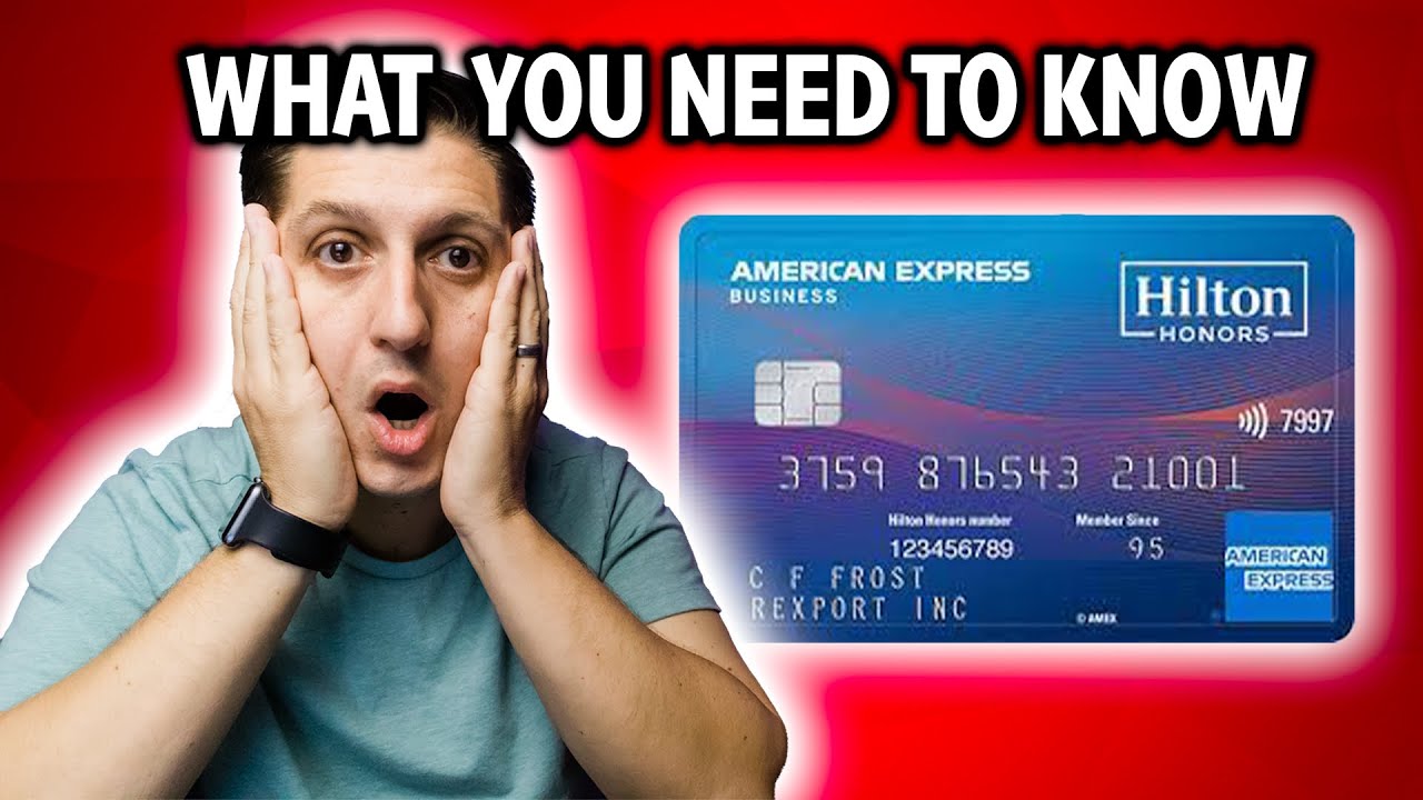 What You NEED To KNOW??? Hilton Honors Business Card YouTube
