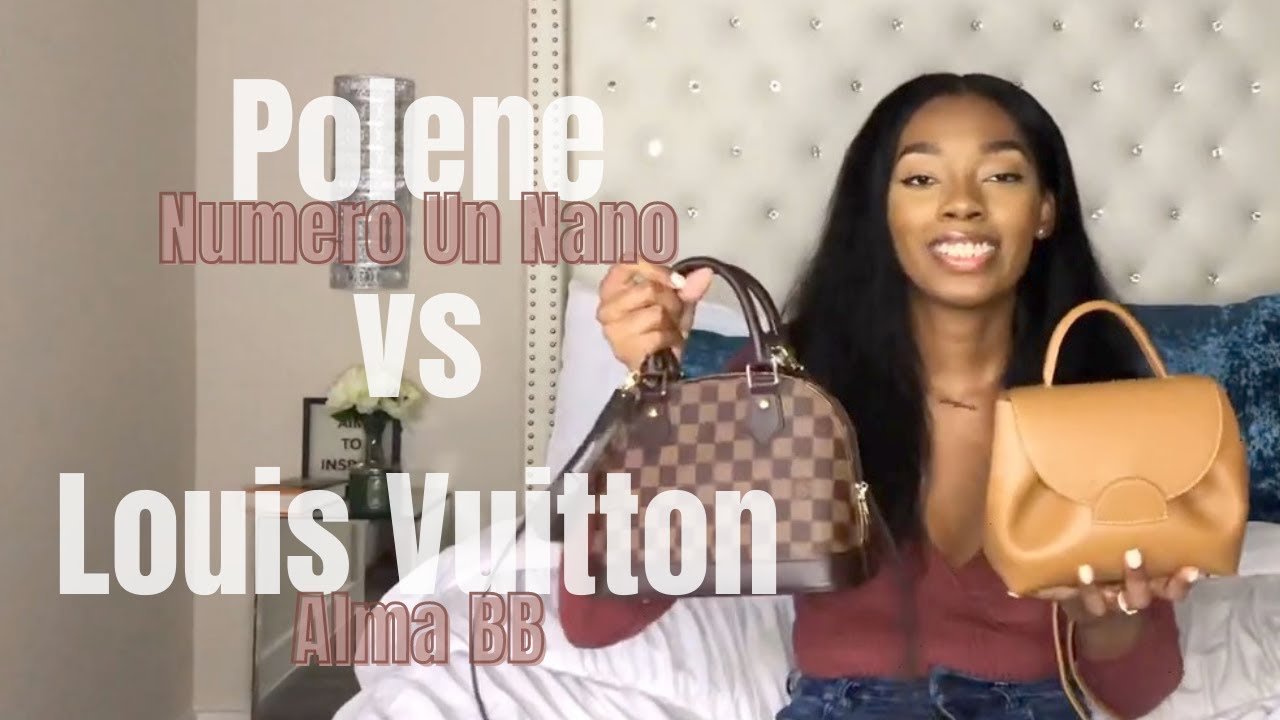 Polene Numero Un Nano VS Louis Vuitton Alma BB