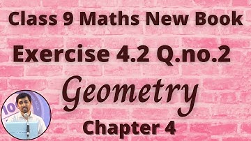 TN 9th Maths Geometry  Exercise 4.2 Q.no.2 Geometry Chapter 4  AlexMaths