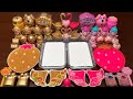 SPECIAL GOLD PINK SLIME - Mixing Random Things Into Glossy Slime ! Satisfying Slime Videos #1075