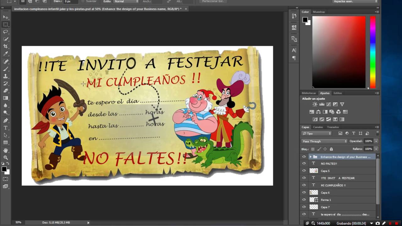 Invitaciones De Cumpleaos Gratis Personalizables