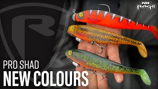 Three New Fox Rage Pro Shad Colours