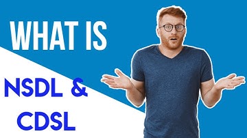 what is Nsdl & cdsl ? Nsdl & Cdsl क्या है कैसे यूज़ करें ?  #good_statio