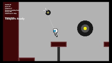 Space Gunner - TEST #5 - Grapling Hook - GameMaker: Studio 2