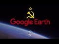 やや左側にかたよったGoogle Earth【ポーランドボール】