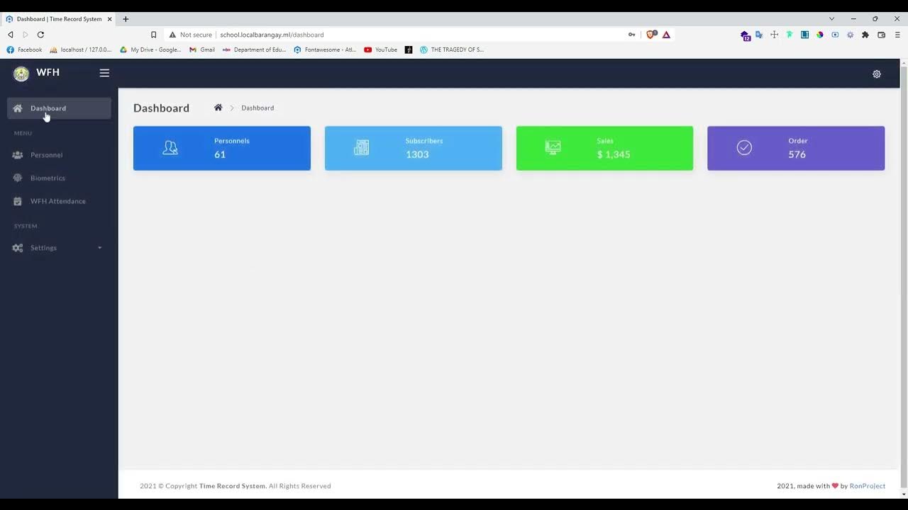 Attendance Management System - FREE SOURCE CODE - YouTube