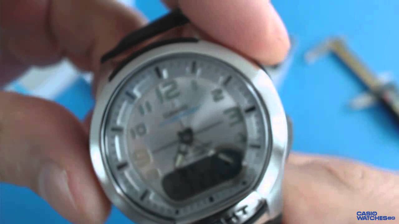 Casio Collection AQ-180W-7BVES - YouTube