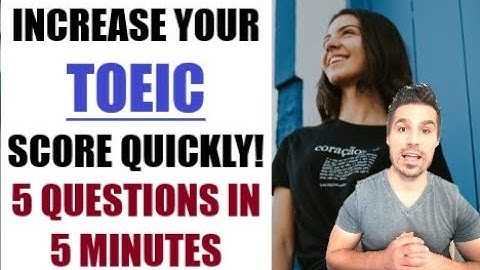 TOEIC IN A HURRY (MUST WATCH) Easy ways to answer 5 questions in 5 minutes.  #toeictips #toeic800