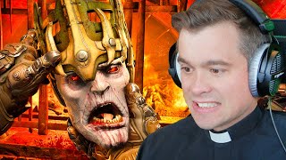Real Priest Slays Demons in DOOM ETERNAL!?!!