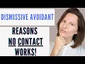 Dismissive avoidant no contact  reasons it works