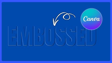 How to Create an Embossed Text Effect in Canva