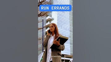 ☘️LEARN ENGLISH IDIOMS👉🏻RUN ERRANDS❗️