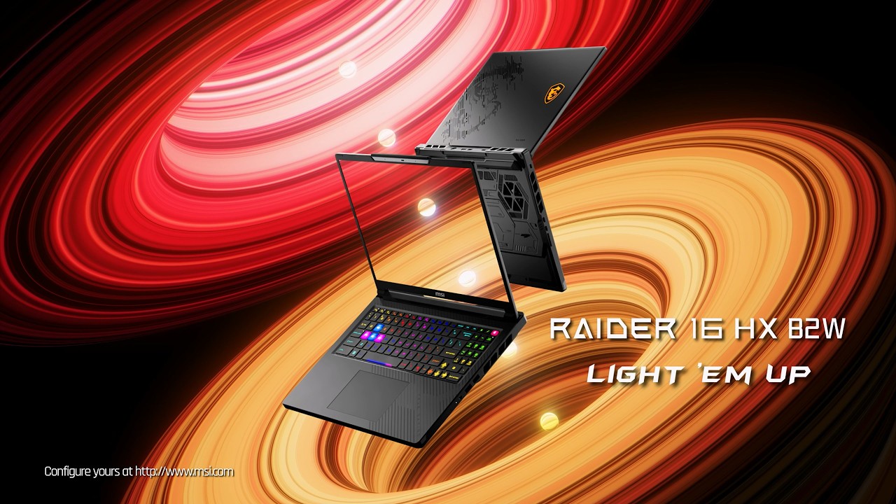 Raider 16 HX B2W - Light 'em Up | MSI