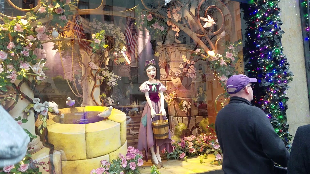 Saks Fifth Avenue Christmas window displays(1) YouTube