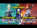 F2P Spiral Abyss 5.8 Floor 12 | Sucrose Taser &amp; Mavuika Overload | Genshin Impact