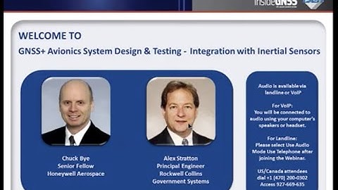 InsideGNSS Webinar GNSS Avionics System Design and Testing 04 09 14 Recording