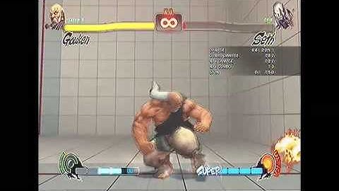 SF4 Combo Challenge 06: 700 Class Response - Gouken and Zangief