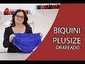 Biquíni Plus-Size Drapeado