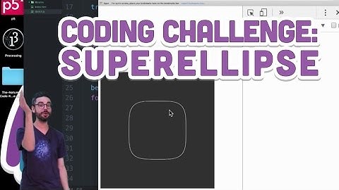 Coding Challenge #19: Superellipse