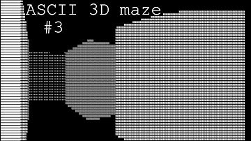 Primitive ASCII 3D Rendering Engine Showcase #3