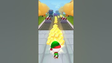 Talking Tom Gold Run ElF Angela Funny Fails Android iOS Gameplay #shortfeed #shorts #talkingtom