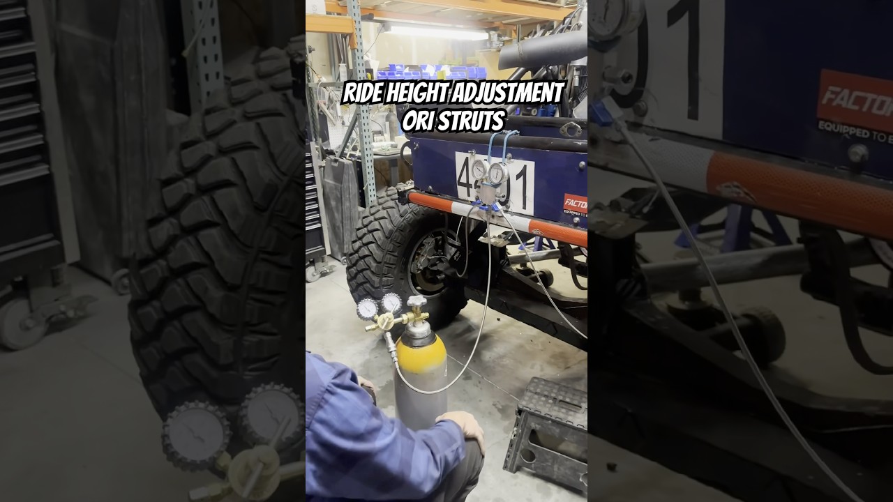 Setting Ride Height and Charging Bump Stops on The Race Car!