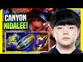 CANYON IS A BEAST WITH NIDALEE! - DK Canyon Plays Nidalee JUNGLE vs Graves! | Preseason 2022