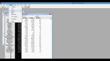 How to Import an Excel File into LIMDEP and NLOGIT